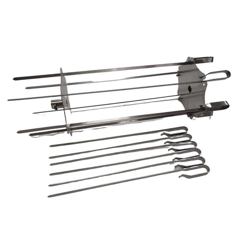 Lifespace Rotisserie Braai Grilling Skewer Set