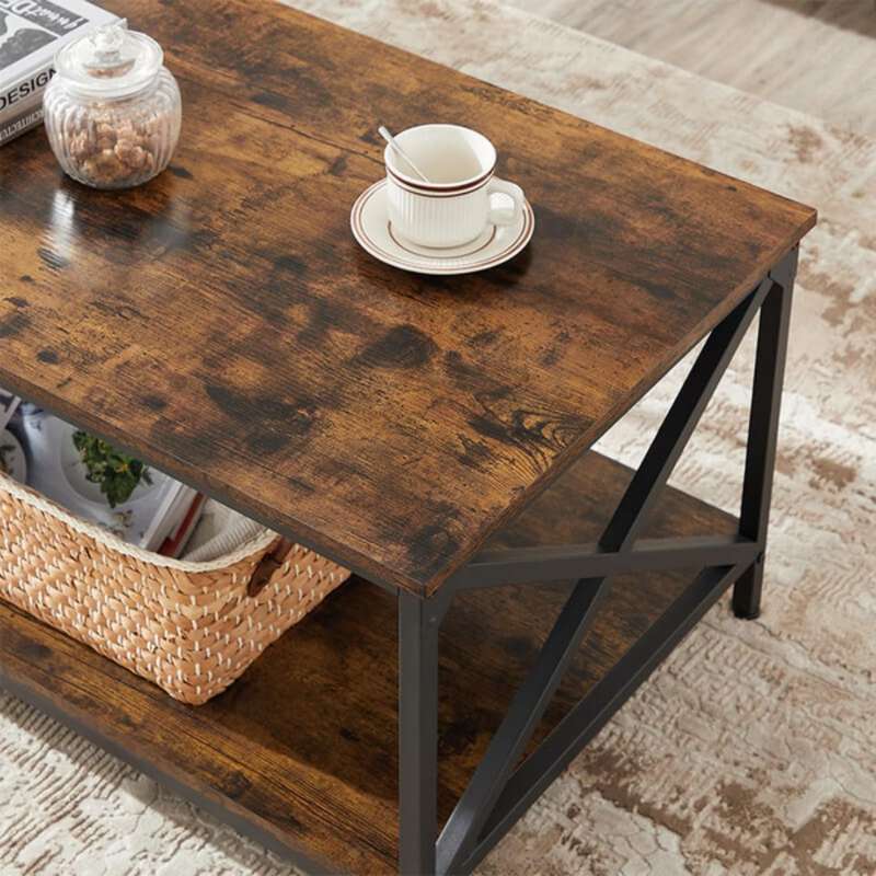 Lifespace Rustic Industrial Centre Coffee Table