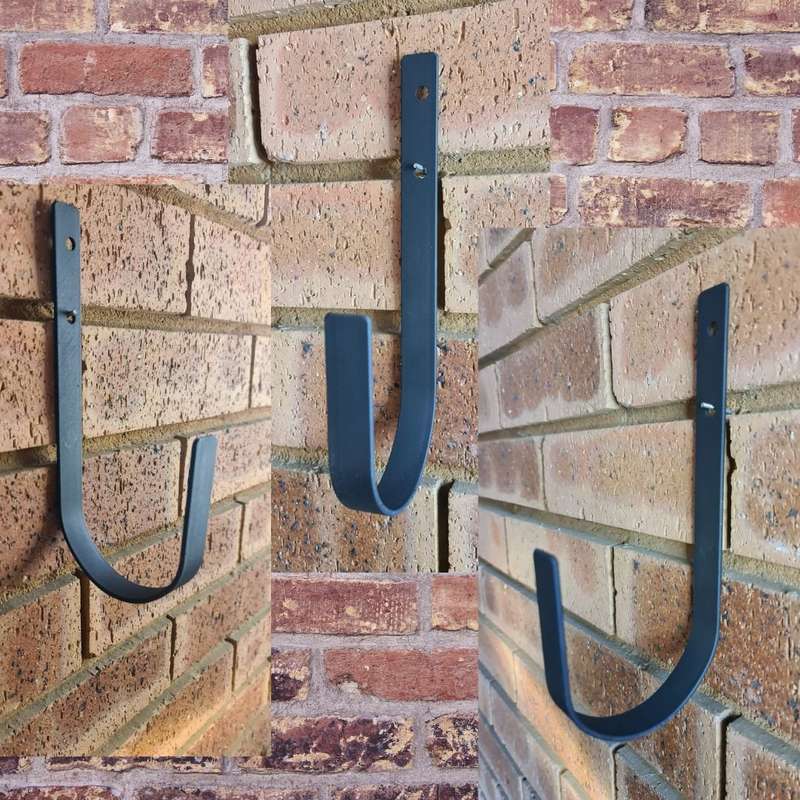 Lifespace Rustic Industrial Utility J-Hook - 3 pack