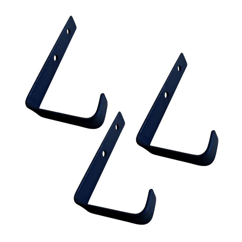 Lifespace Rustic Industrial Utility L-hook - 3 pack