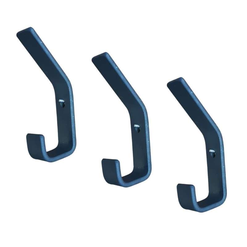 Lifespace Rustic Industrial Utility Single Bar-hook - 3 pack
