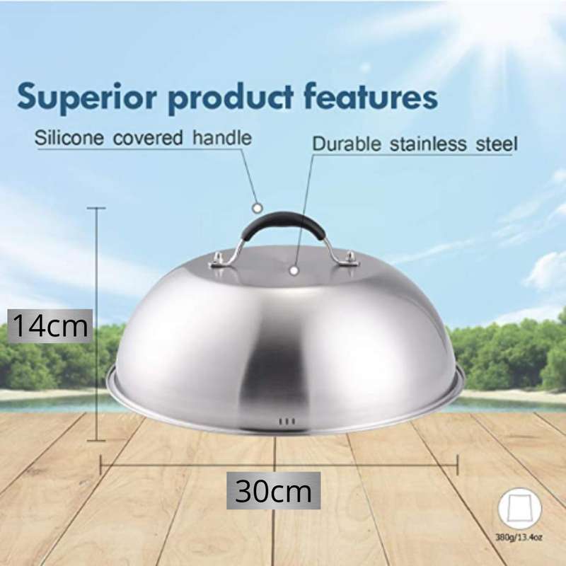 Lifespace Stainless Steel Grill Dome Lid