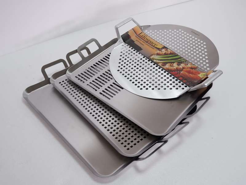Lifespace Stainless Steel Pizza Plate / Braai Topper