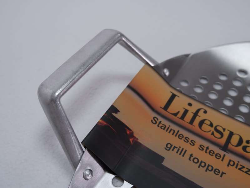 Lifespace Stainless Steel Pizza Plate / Braai Topper