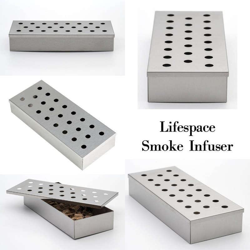 Lifespace Stainless Steel Wood Chip Smoker Box