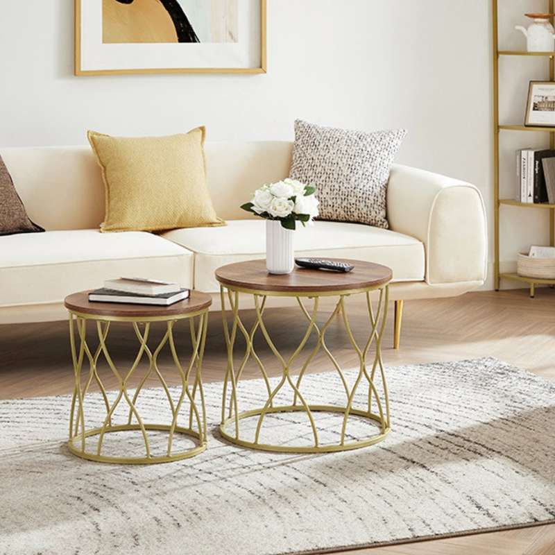 Lifespace Unique Round Nesting Tables - Set of 2