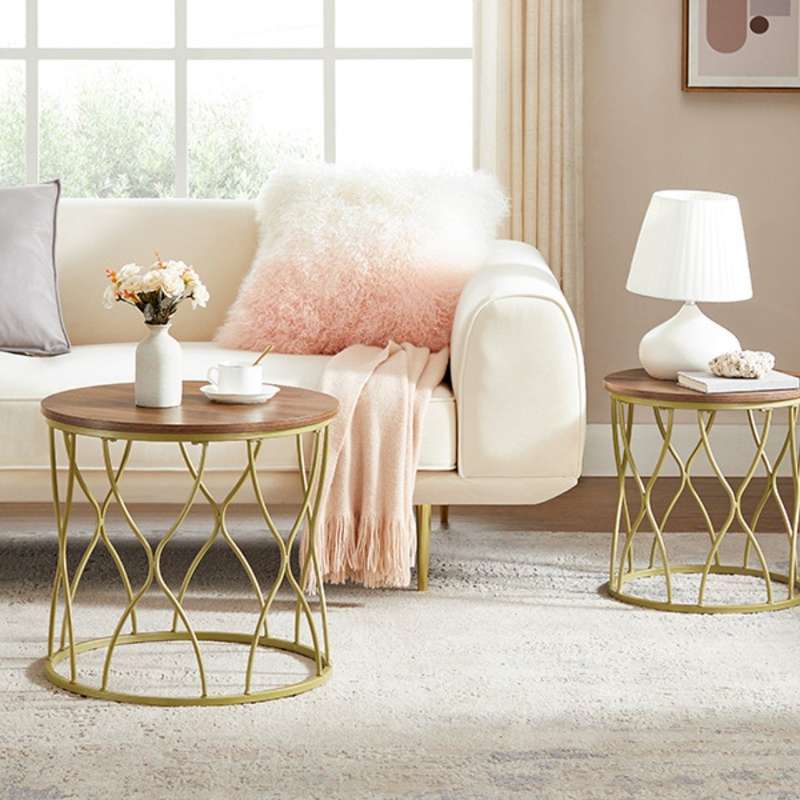 Lifespace Unique Round Nesting Tables - Set of 2