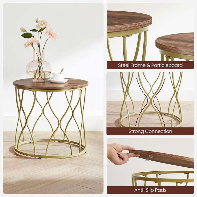 Lifespace Unique Round Nesting Tables - Set of 2
