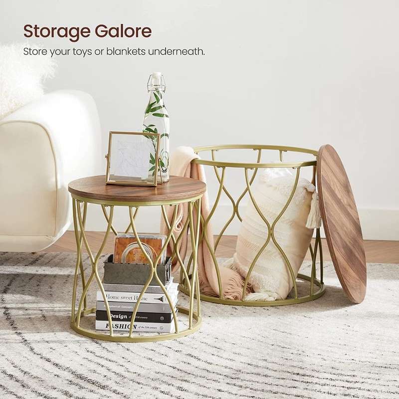 Lifespace Unique Round Nesting Tables - Set of 2