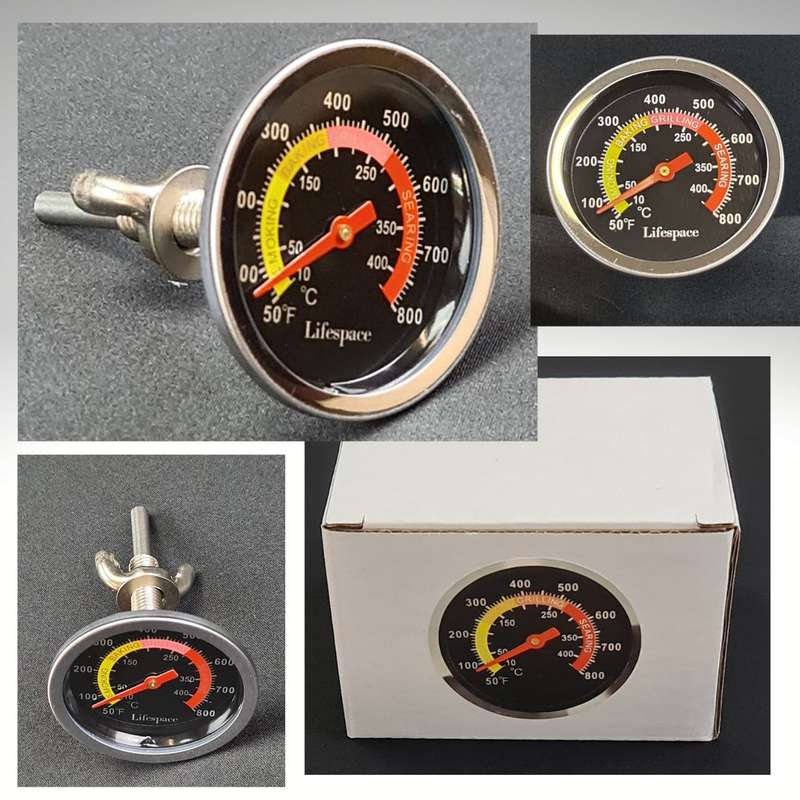 Lifespace Universal Replacement Braai Thermometer - Colour Face