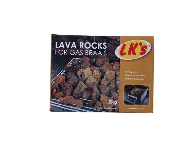 LK's Lava Rocks for Gas Braais