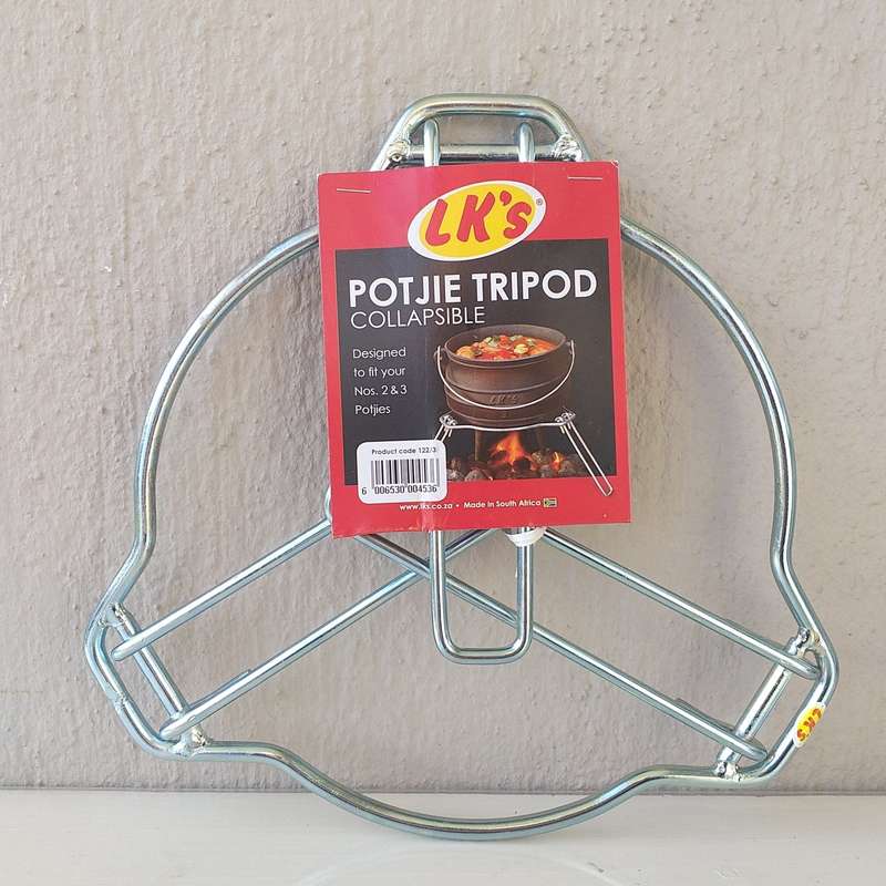LK's Potjie Tripod - Collapsible - Mild Steel