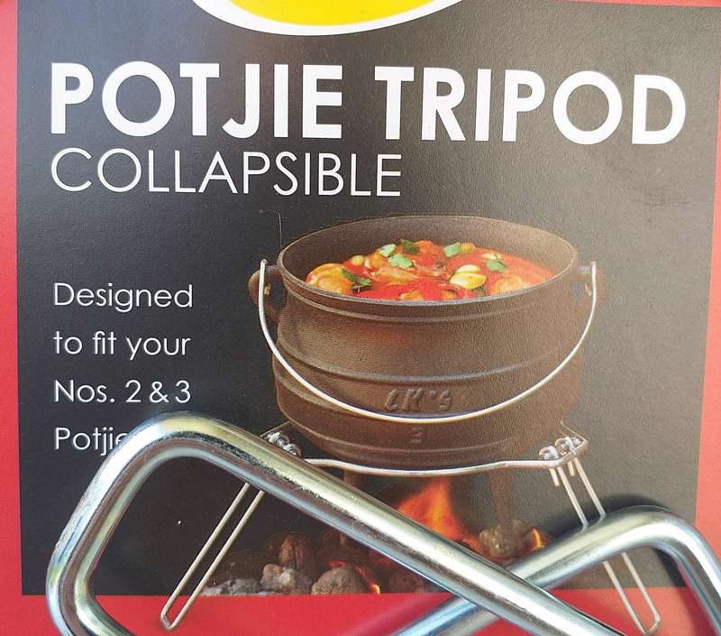 LK's Potjie Tripod - Collapsible - Mild Steel