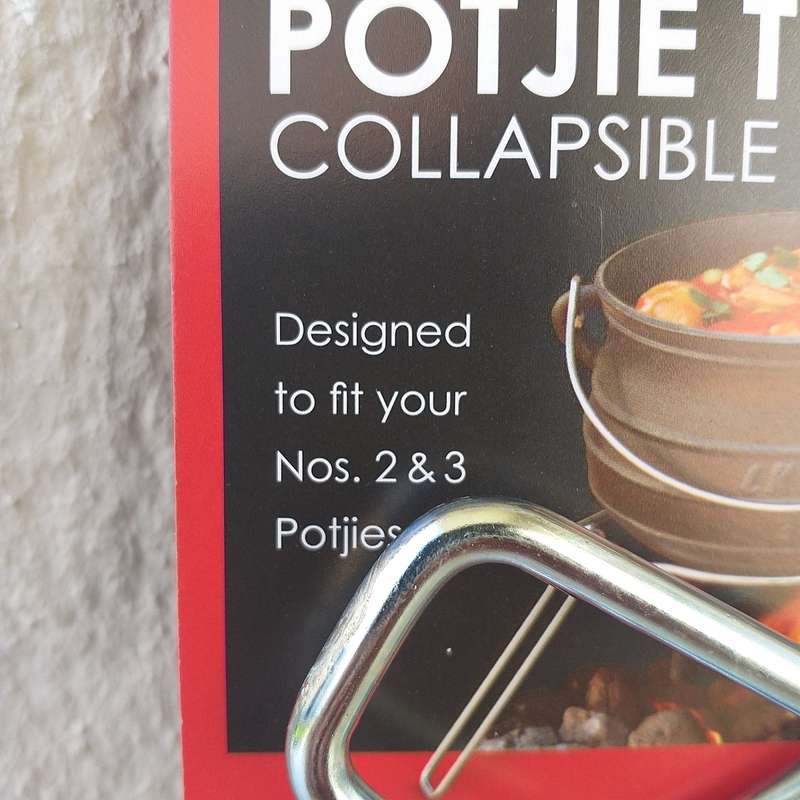 LK's Potjie Tripod - Collapsible - Mild Steel