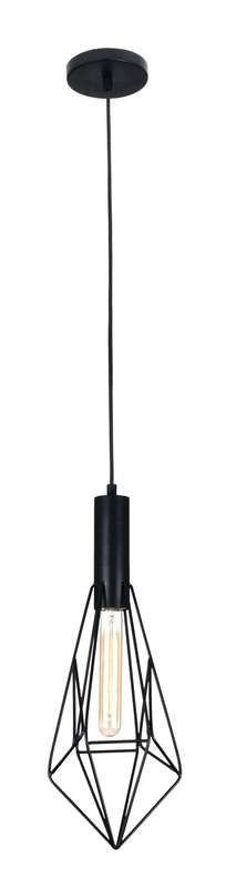 Pendant Metal -1x60W ES Width 160mm Height 430mm Cord 1200mm
