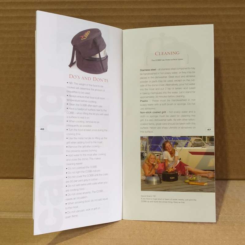 The Cobb Getaway Guide to Cooking Book & Recipes