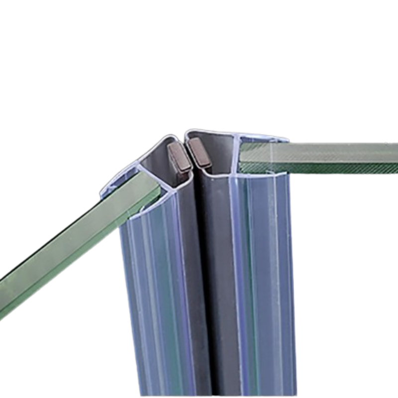 135° Magnetic Glass Seal for Shower Doors (sold in pairs) - 2.5m Length