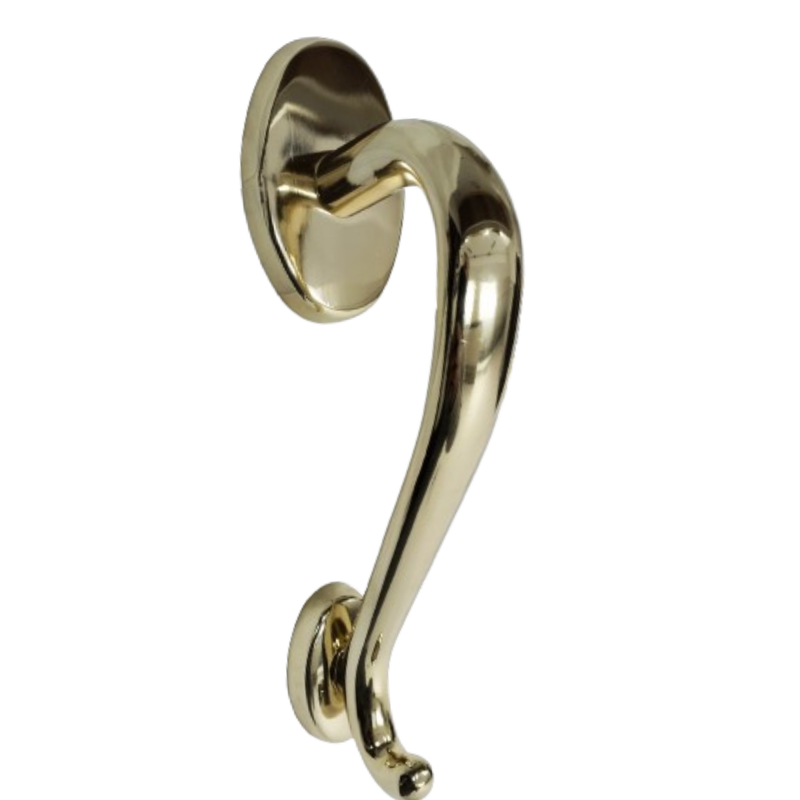 "Joker" - Bespoke door handles from Tupai Handles - Bolt through