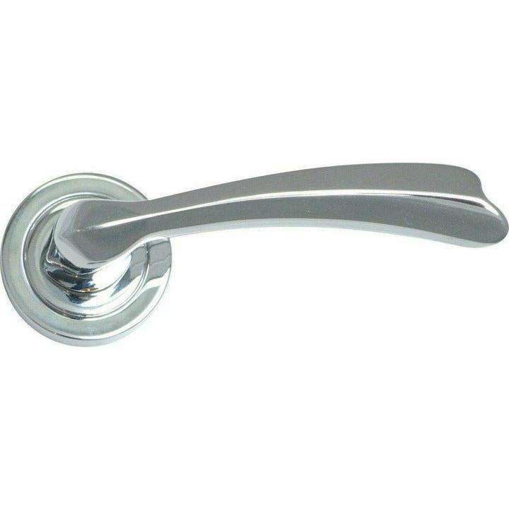 Italian designer lever handle on rose