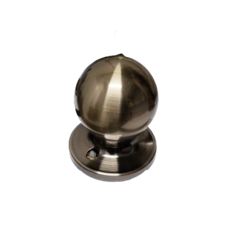 Entrance Grip Handle Lockset - Antique Brass