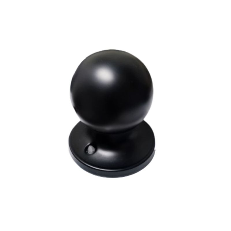 Entrance grip handle with latch and deadbolt in Matt Black