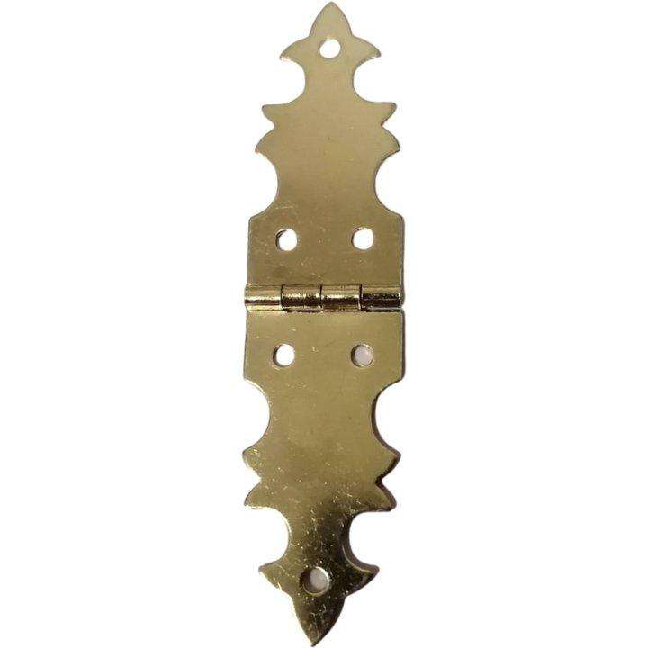 Double Sided Box Hinge Brass Plated