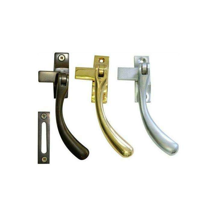 Curved tear drop window handle
