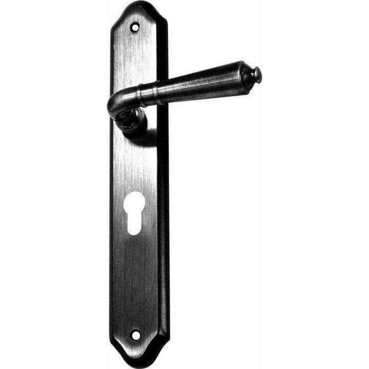 Exclusive italian handle on back plate
