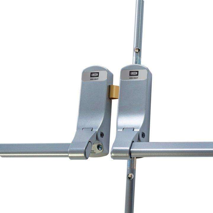 Emergency Exit Push Bar with Vertical Bolts for Double Doors