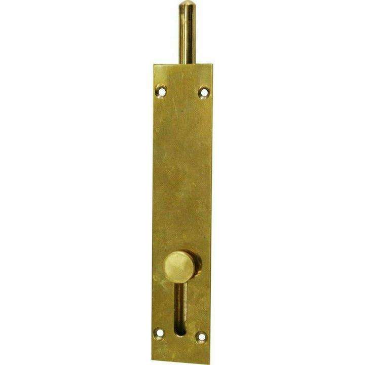 Flat flush bolt