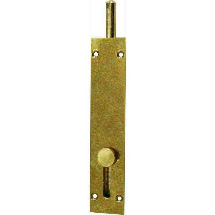 Flat flush bolt