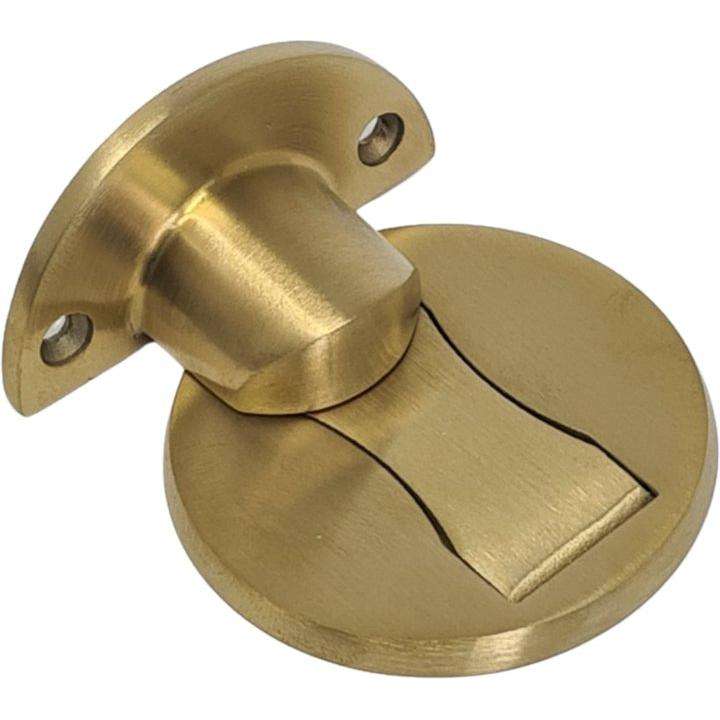 Non-collision floor mounted magnetic door stop - Stainless steel