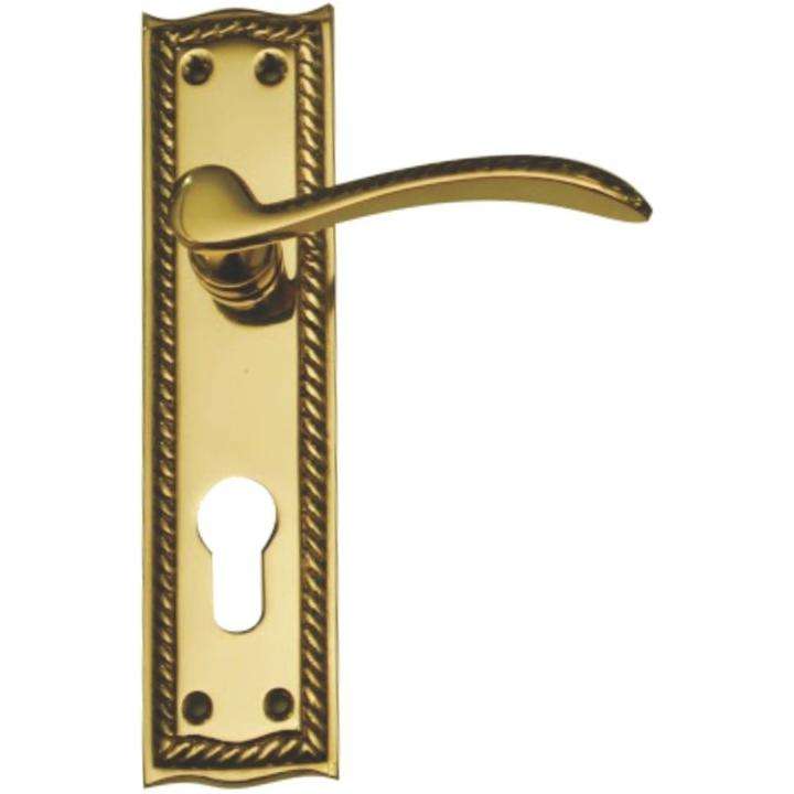 Georgian Lever Handle on Plate