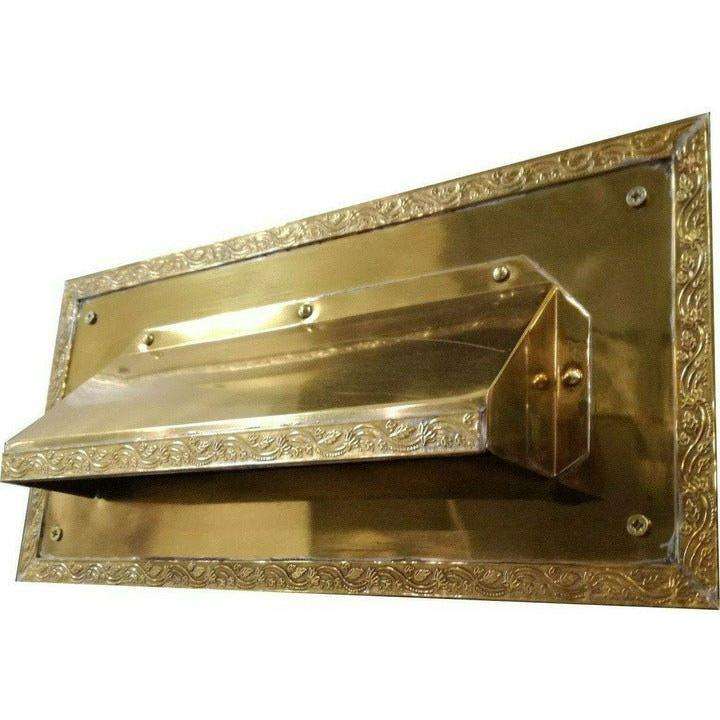 Hooded letter plate 350mm x 160mm x 50mm
