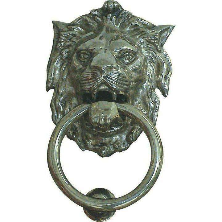 Lion head door knocker