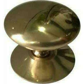 Mushroom knob solid brass