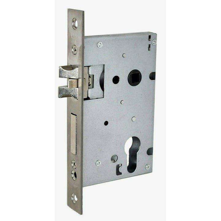 Professional cylinder mortise lock with silent claw latch