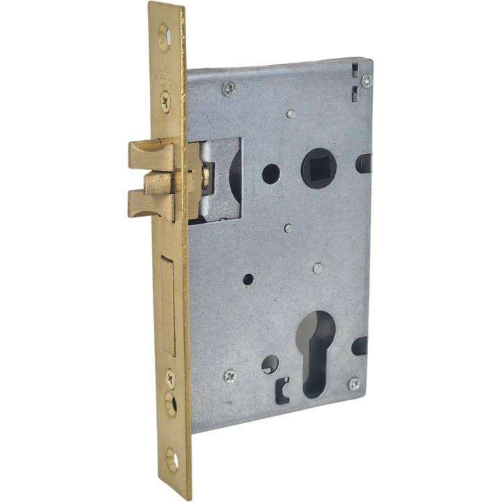 Professional cylinder mortise lock with silent claw latch