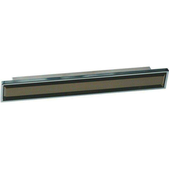 Rectangular glass cupboard handle
