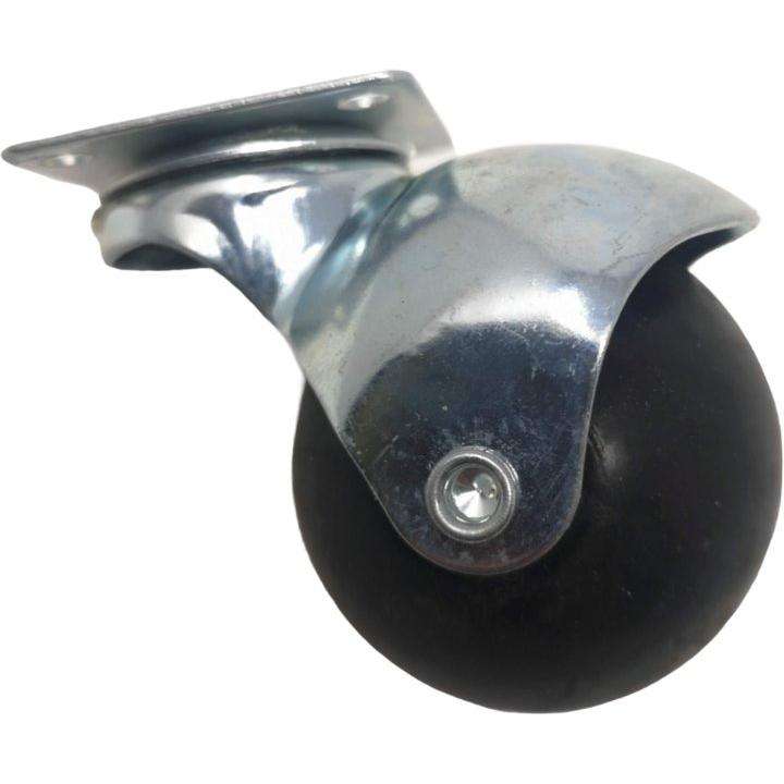 Rubber Ball Castoer Wheel on Plate 50mm