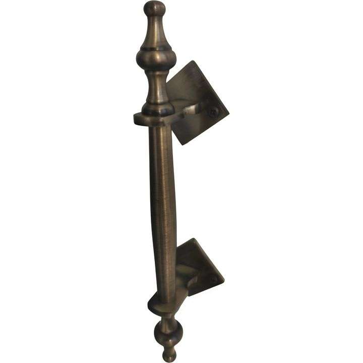 Solid brass Victorian pull handle - 220mm