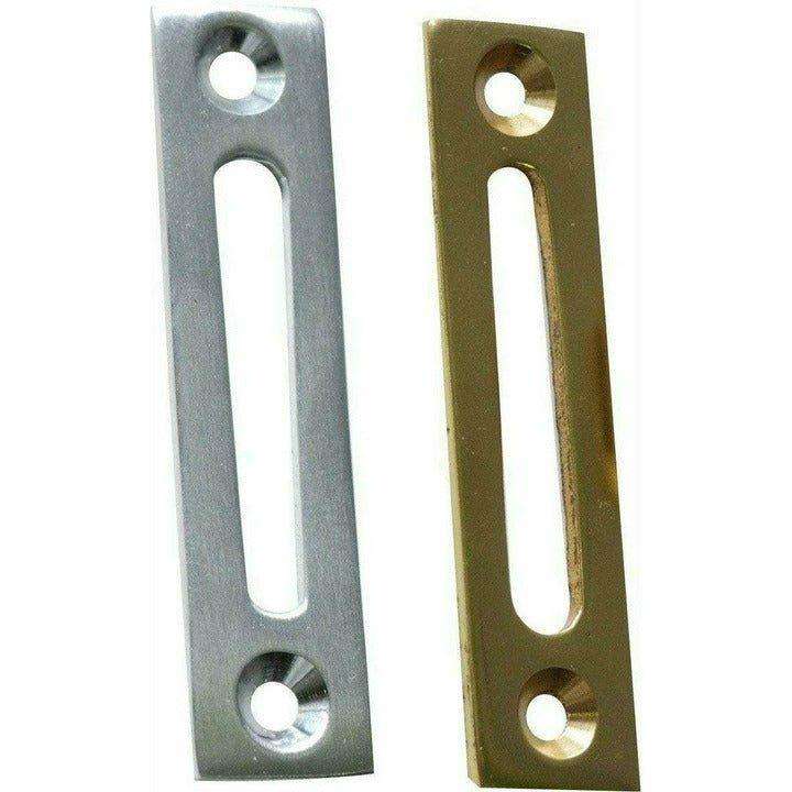Solid brass striker for wooden window handles