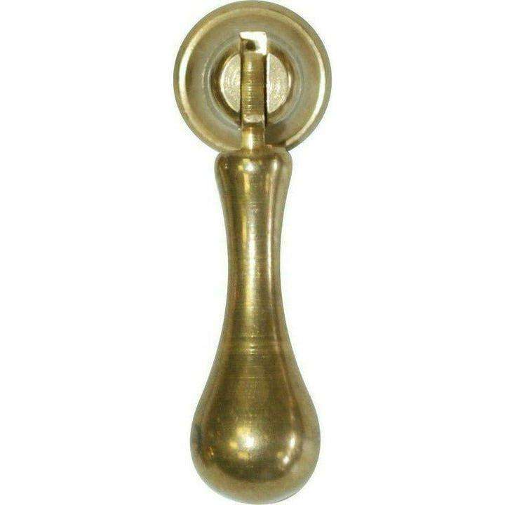 Solid brass tear drop handle
