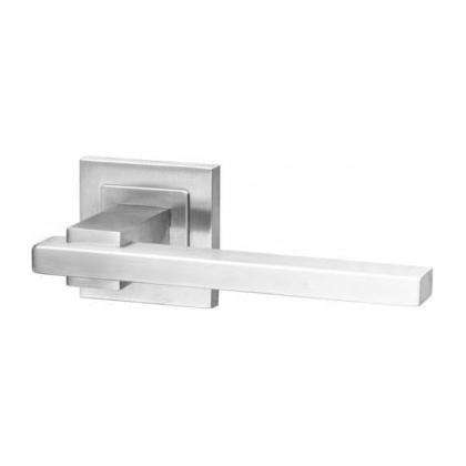 Square Stainless Steel Handle on Rose