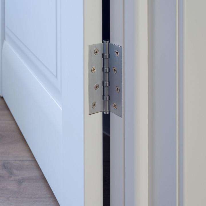 304 Stainless Steel Butt Hinges Door Hinges - 100mm X 75mm (Fire Rated)