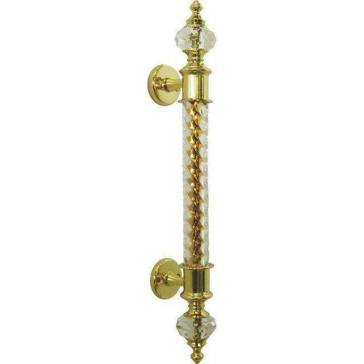 Steel and acrylic pull handle