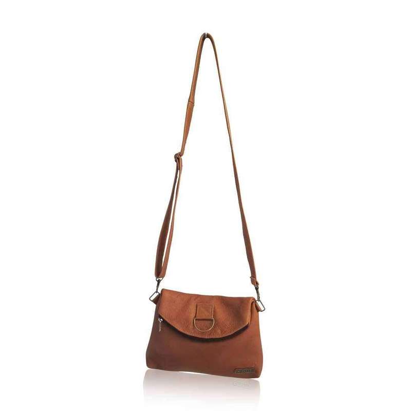 Genuine Leather 3-Way Convertible Backpack | Messenger Handbag - MIRELLE
