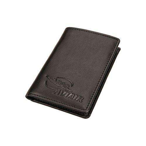 Genuine Leather Drivers Licence and ID Card Holder - Black