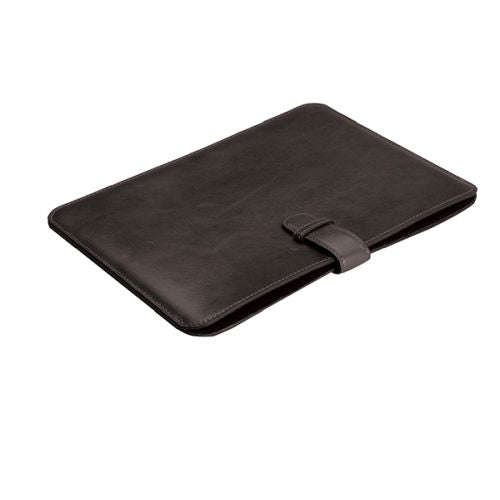 Genuine Leather Stylio iPad Sleeve - Padded Interior - Tab Closure