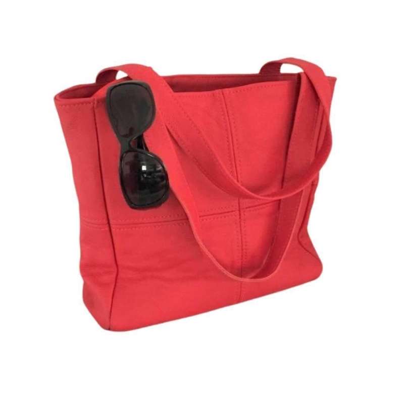 Mirelle Leather Classic Shopper Handbag - Small